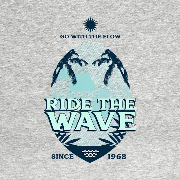 Ride The Wave Surfing Surfer by Tip Top Tee's